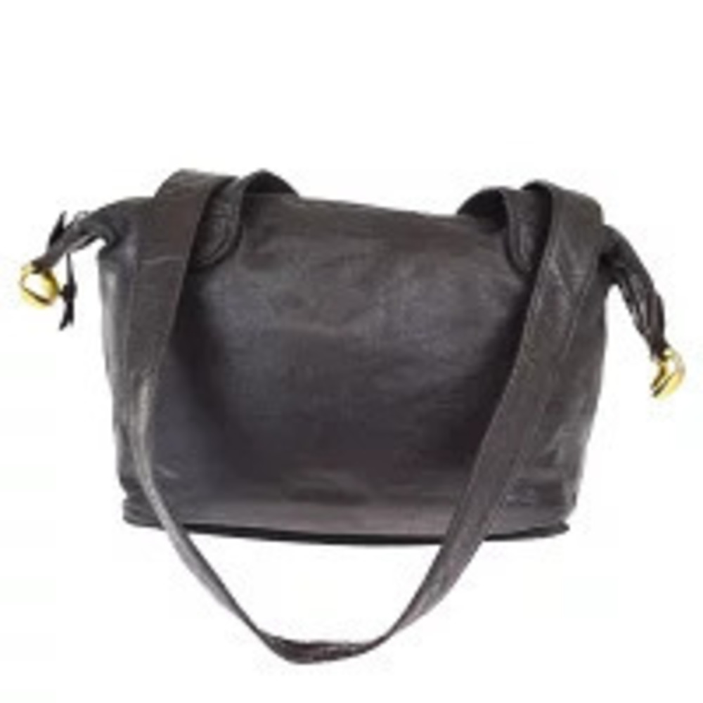 Loewe Leather Shoulder Bag Brown